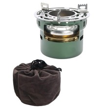 Alcohol Stove Camping Stove with Pot Stand, Storage Bag Metal Backpacking Stove