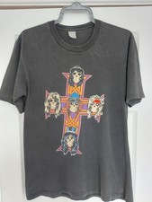 Rare Vintage Guns N' Roses 1987 Appetite For Destruction European Tour T-Shirt
