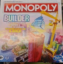 570. Monopoly - Builder - Strategy Board Game - Hasbro - Complete / VGC - 