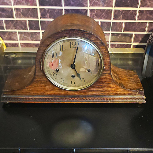 Sessions wooden mantel clock - wooden,