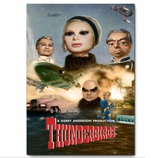 Thunderbirds montage lady Penelope Artwork Gerry Anderson Printed on Metal Sign