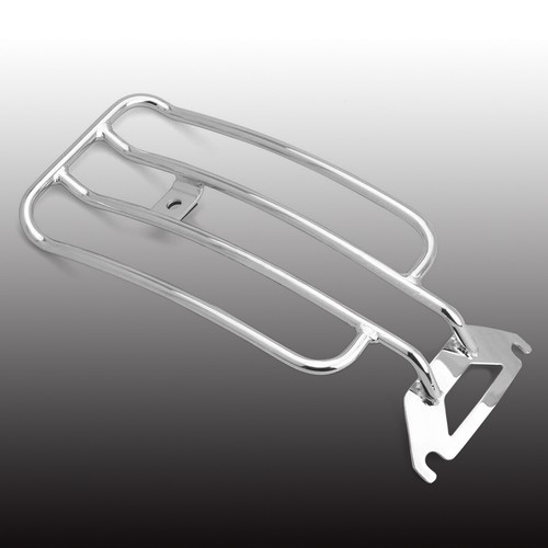 Chrome steel solo seat luggage - chrome,