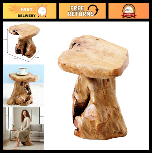 Natural wood tree stump - stump, stool