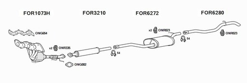 Exhaust system for - exhaust, focus