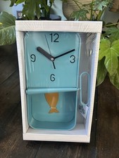 Kitchen wall clock Canned fish