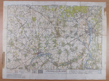 WW2 British WAR OFFICE map of