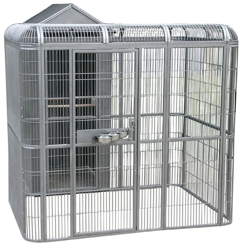 Large outdoor parrot aviary - large,