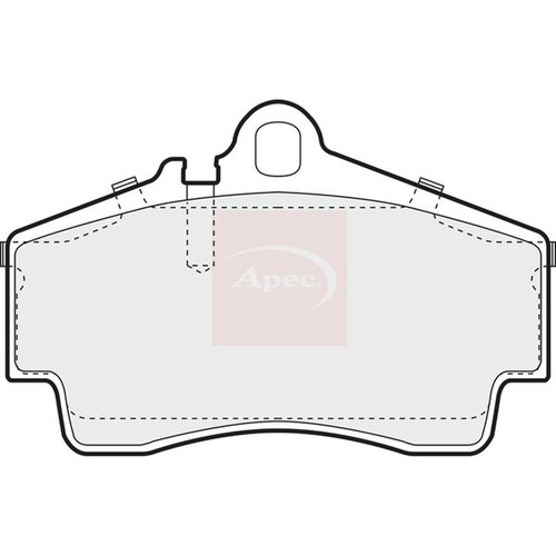 Apec rear brake - pad, set