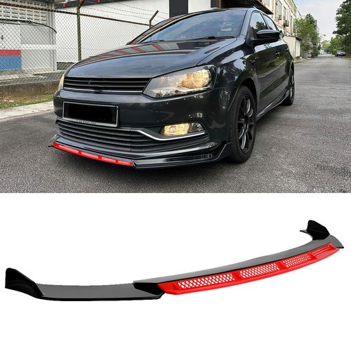 Gloss red front - bumper, lip