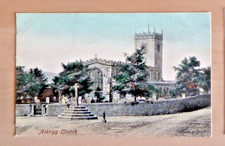 Postcard Askrigg Church 1907