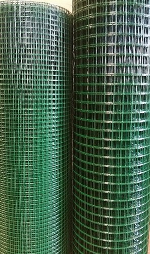 Green pvc coated welded - green,