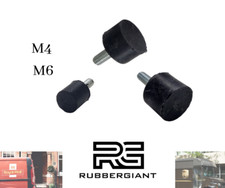Male Flat BUFFER Rubber Mount