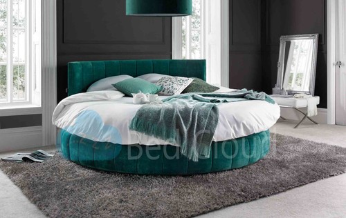 Emerald 6ft6 round - bed, with