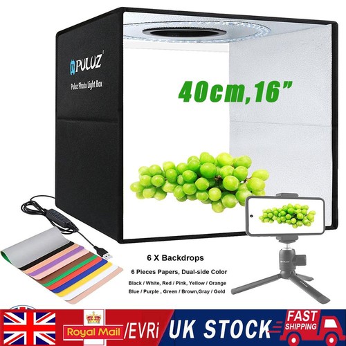 Large led photo light box - 16",