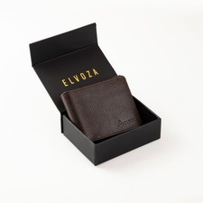 ELVOZA Men’s Pebbled Brown