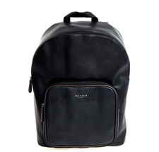 TED BAKER Men's Black Backpack Laptop Spacious School Bag Office Gym Travel £125