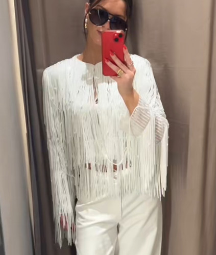 Zara oyster white sequin - zara,