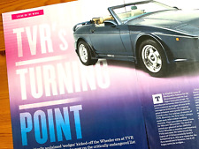 TVR WEDGES ORIGINAL CAR MAGAZINE REVIEW ROAD TEST
