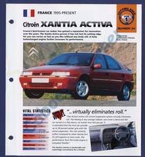 Citroen Xantia Activa IMP Hot Cars Brochure Specs 1995-Present Group 1, No 34