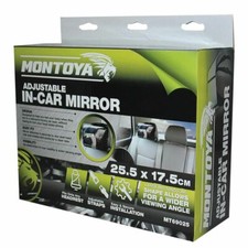 CHILD VIEW IN CAR MIRROR BABY SAFETY LARGE WIDE REARWARD FACING SEAT 25.5x17.5cm