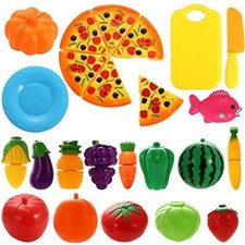 24 PCS Play Food Set for Kids