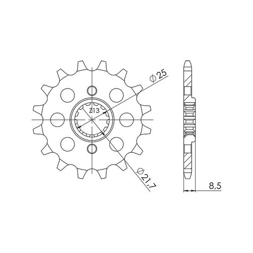 Sgr sprocket p520 - sgr, p520-d14