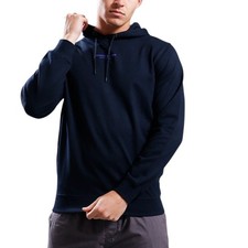 Weekend Offender Mens Hoodie Elvira Navy Electric Pullover Long Sleeve Top New