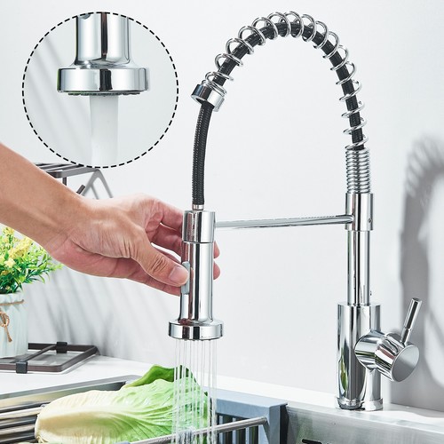 Chrome monobloc kitchen - chrome,