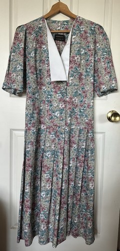Kerena floral dress 1980 - kerena,