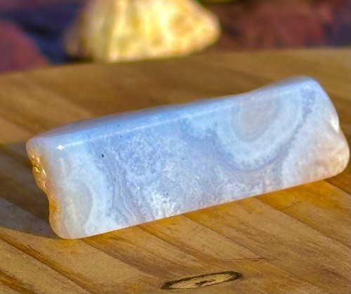 Blue lace agate rare - lace, of