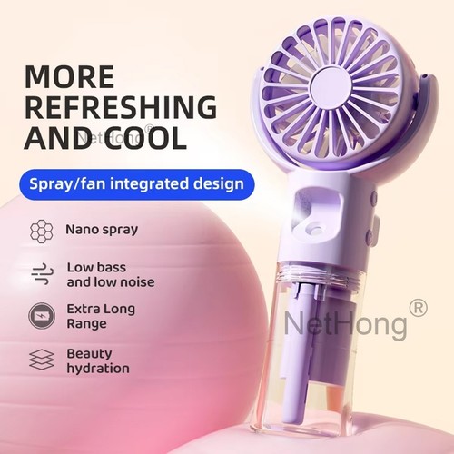 Portable handheld fan with - portable,