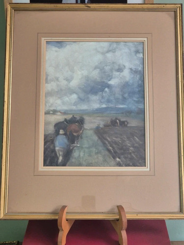 Original vintage watercolor - original,