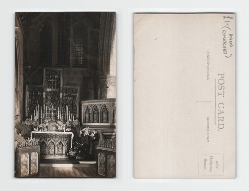 Postcard interior of ornate - postcard,