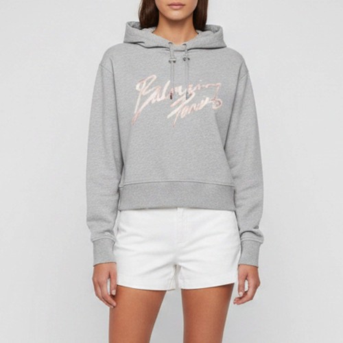 Balmain grey printed jersey - balmain,