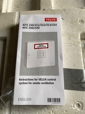 VELUX KFX 210 Control System for Smoke Ventilation System