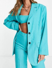 Topshop Womens Single Breasted