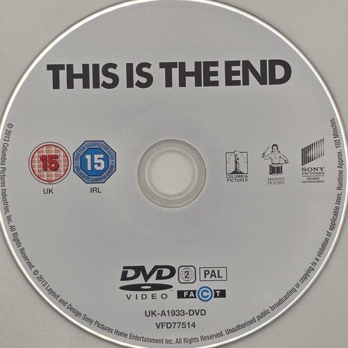 This the end dvd - dvd, 2