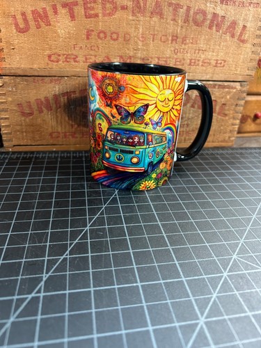Bus coffee mug hippie - vw,