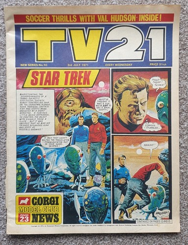Star trek tv21 comic - tv21,