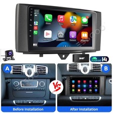 DAB+ 64G For Smart Fortwo 451 2010-15 Carplay Android14 Car Radio Stereo GPS BT