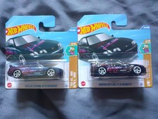 Hot wheels 2025 Nissan Skyline GTR-[BCNR33] x2 variations black/blue Short Cards