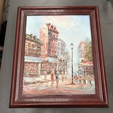 Vintage  Oil On Canvas
