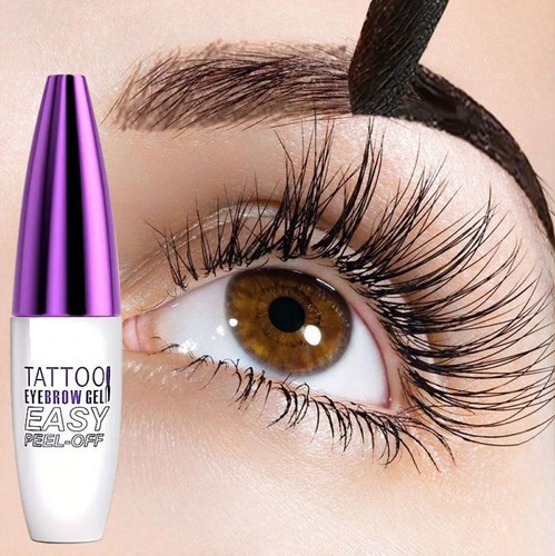 Eyebrow gel tattoo peel off - tattoo, peel-off