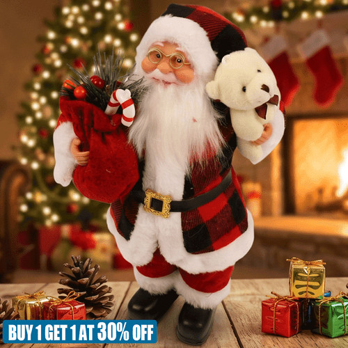 30cm standing santa claus - 30cm,