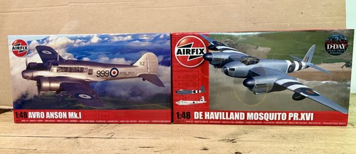 Two airfix model aircraft - two,