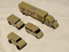 Military Vehicle Bundle – 4 Plastic Special Forces Truck & Humvee Set – Used