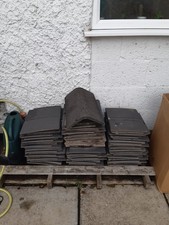 Approx 50 Slate Roofing Tiles 50cm x 25cm 