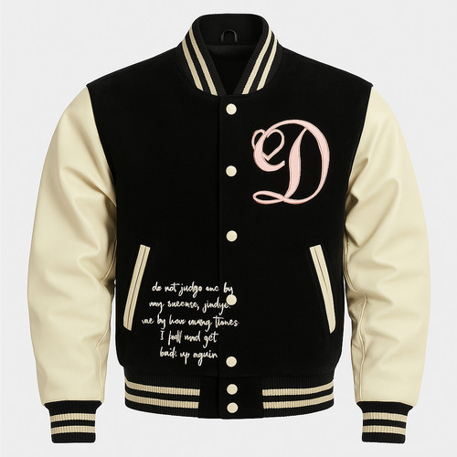 Black varsity jacket - varsity, with