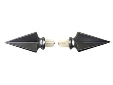 Grey Curtain Pole Finials 20mm