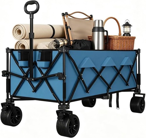 Foldable garden trailer - garden,